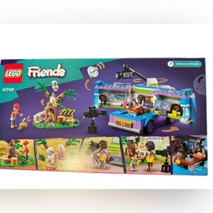 NIB LEGO Friends Newsroom Van 41749 Building Toy Set
